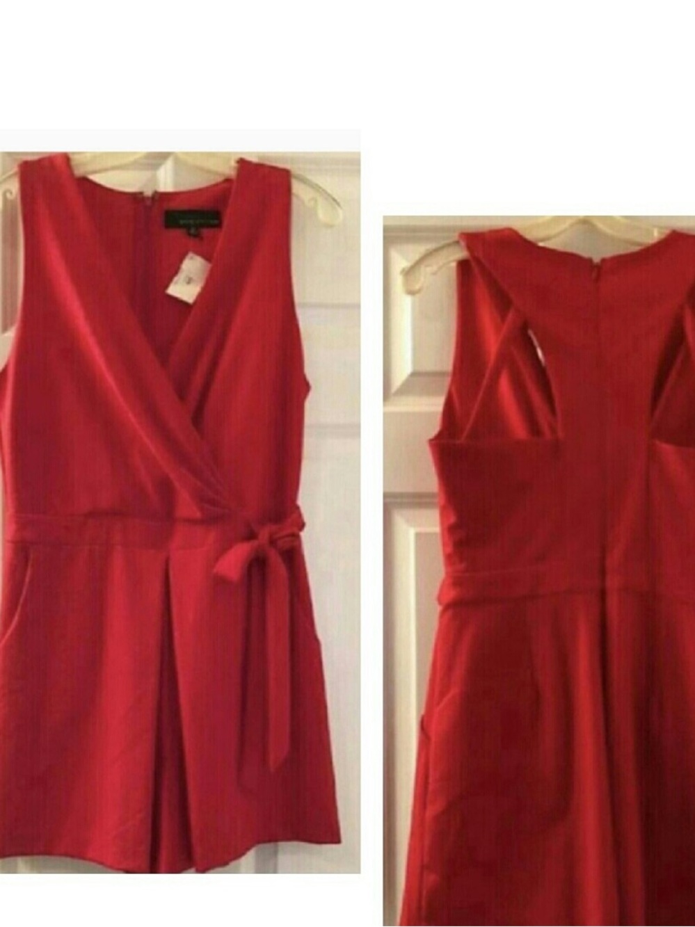 Tie Waist Short Romper - Picture 2 of 7